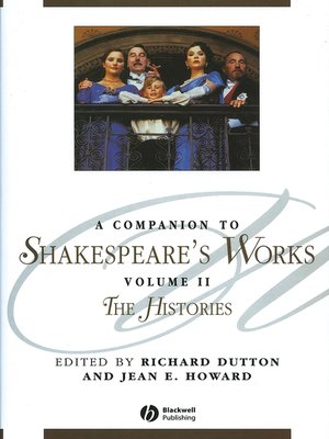 cover image of A Companion to Shakespeare's Works, Volume II